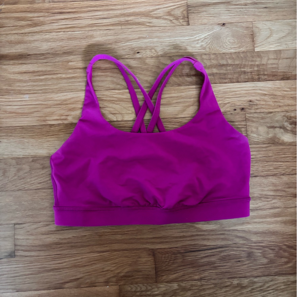 Lululemon Energy Bra - Ripened Raspberry (B/C) - Picture 3 of 6